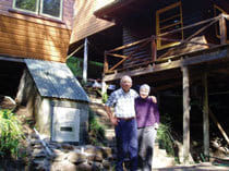 BUS TRIP :: LEIGH AND ELLEN DAVISON'S HOUSE AT DHARMANANDA